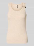 Vero Moda Regular Fit Tank Top aus Viskose-Mix Modell 'KIKI' in Beige,...