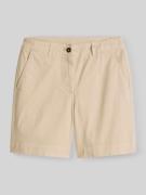 Marc O'Polo Regular Fit Chinoshorts aus Baumwoll-Mix in Sand, Größe 34