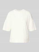 Someday Relaxed Fit T-Shirt aus Viskose-Mix Modell 'Keena' in Offwhite...