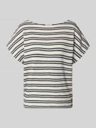 OPUS T-Shirt aus Viskose-Mix Modell 'Sostal' in Marine, Größe 36