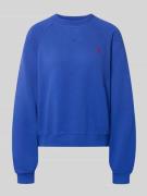 Polo Ralph Lauren Regular Fit Sweatshirt aus Baumwoll-Mix in Royal, Gr...