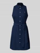Polo Ralph Lauren Regular Fit Polokleid aus reiner Baumwolle in Marine...