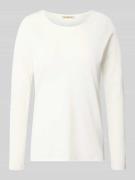 Smith and Soul Longsleeve mit Rundhalsausschnitt in Offwhite, Größe L
