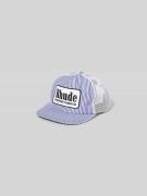 RHUDE Basecap mit Label-Detail in Bleu, Größe 1