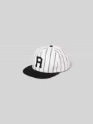 RHUDE Basecap mit Label-Stitching in Weiss, Größe 1