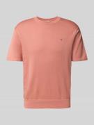 CK Calvin Klein T-Shirt mit Logo-Stitching Modell 'SUPIMA' in Lachs, G...