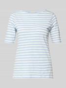 Tom Tailor Regular Fit T-Shirt aus reiner Baumwolle in Hellblau, Größe...