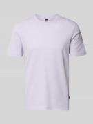 BOSS Regular Fit T-Shirt aus Baumwoll-Mix Modell 'TIBURT 240' in Flied...