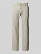 s.Oliver RED LABEL Regular Fit Chino aus Baumwoll-Leinen-Mix Modell 'P...