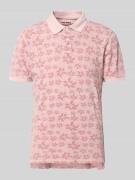 Blend Slim Fit Poloshirt mit kurzer Knopfleiste Modell 'FRISCO' in Apr...