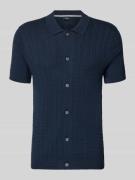 JOOP! Collection Poloshirt in Strick-Optik Modell 'Tristao' in Marine,...