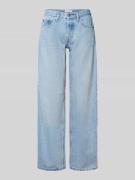 Topshop Wide Leg Jeans im 5-Pocket-Design Modell 'EMBER' in Jeansblau,...