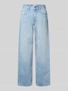 Topshop Wide Leg Jeans im 5 -Pocket-Design Modell 'CINCH' in Hellblau,...