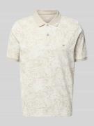 Fynch-Hatton Regular Fit Poloshirt aus Baumwolle im Allover-Look in Of...