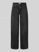 Topshop Wide Leg Jeans im 5-Pocket-Design Modell 'INCH' in Black, Größ...