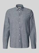 Blend Regular Fit Freizeithemd mit Kentkragen Modell 'ABAN' in Marine,...