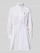 Polo Ralph Lauren Tailliertes Hemdblusenkleid aus reiner Baumwolle in ...