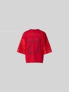 RHUDE Relaxed Fit T-Shirt mit 3/4-Ärmel in Rot, Größe S