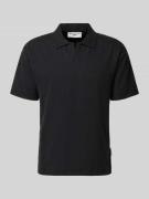 Marc O'Polo Denim Relaxed Fit Poloshirt aus Baumwoll-Mix in Black, Grö...