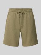 Marc O'Polo Denim Regular Fit Sweatshorts aus Baumwoll-Mix in Taupe, G...