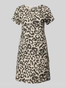 ZABAIONE Knielanges Kleid aus Leinen-Mix mit Baumwoll-Anteil Modell 'R...