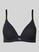 PUMA BH mit Logo und verstellbaren Trägern in Black, Größe 75A