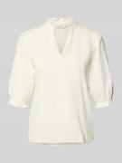 B.Young Bluse aus Leinen-Mix mit Puffärmeln Modell 'FALAKKA' in Ecru, ...