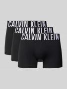 Calvin Klein Underwear Trunks mit Label-Bund im 3er-Pack in Black, Grö...