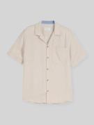 Tom Tailor Regular Fit Freizeithemd aus Leinen-Baumwolle-Mix in Beige,...