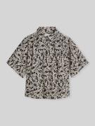 Marc O'Polo Loose Fit Bluse aus reiner Baumwolle in Marine, Größe 34