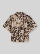 Marc O'Polo Loose Fit Bluse aus reiner Baumwolle in Metallic Black, Gr...