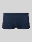 Emporio Armani Badehose mit Label-Patch in Dunkelblau, Größe L