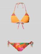 Banana Moon Bikini mit wattierten Cups und seitlicher Schnürung in Ora...