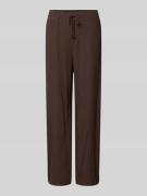 Jake*s Casual Stoffhose aus Viskose-Leinen-Mix mit elastischem Bund in...