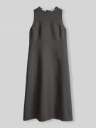 Marc O'Polo Körpernahes Midikleid aus reinem Leinen in Dunkelgrau, Grö...