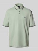 ARMANI EXCHANGE Poloshirt mit Label-Print in Mint, Größe L