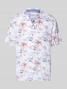 Tom Tailor Regular Fit Freizeithemd aus Viskose-Leinen-Mix in Weiss, G...