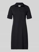 ROBE LÉGÈRE Hemdblusenkleid mit V-Ausschnitt in Black, Größe 36