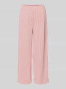 Vila Wide Leg Hose mit elastischem Bund Modell 'STRIPLO' in Rot, Größe...