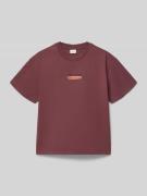 s.Oliver RED LABEL Regular Fit T-Shirt aus reiner Baumwolle in Aubergi...