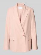 Jake*s Collection Relaxed Fit Blazer aus Viskose-Mix mit Pattentaschen...