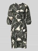 Christian Berg Woman Selection Knielanges Kleid aus Viskose-Mix mit Tu...