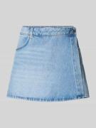REVIEW Jeans-Skort in hellblauer Waschung in Hellblau, Größe L