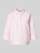 OPUS Regular Fit Bluse Umlegekragen Modell 'Fadessa' in Rosa, Größe 36