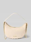 Hey Marly Handtasche aus Rindsleder-Mix mit Label-Applikation in Ecru,...