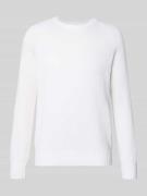 GRAN SASSO Strickpullover aus Baumwoll-Kaschmir-Mix mit Rundhalsaussch...
