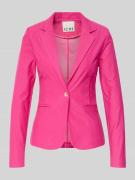 ICHI Slim Fit Blazer mit Paspeltaschen Modell 'KATE' in Pink, Größe L