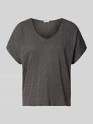 Marc O'Polo Loose Fit T-Shirt aus reiner Baumwolle in Dunkelgrau, Größ...