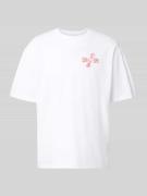 Edwin T-Shirt mit rückseitigem Print Modell 'SORRY TOKYO' in Weiss, Gr...