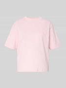 Jake*s Casual T-Shirt Motiv-Print und Rundhalsausschnitt in Pink, Größ...